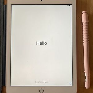32GB Rose Gold Apple IPad and 1st Generation Apple Pencil